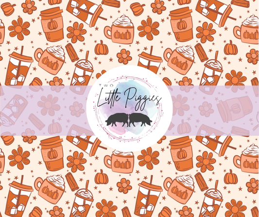 Printed Vinyl - Pumpkins Latte