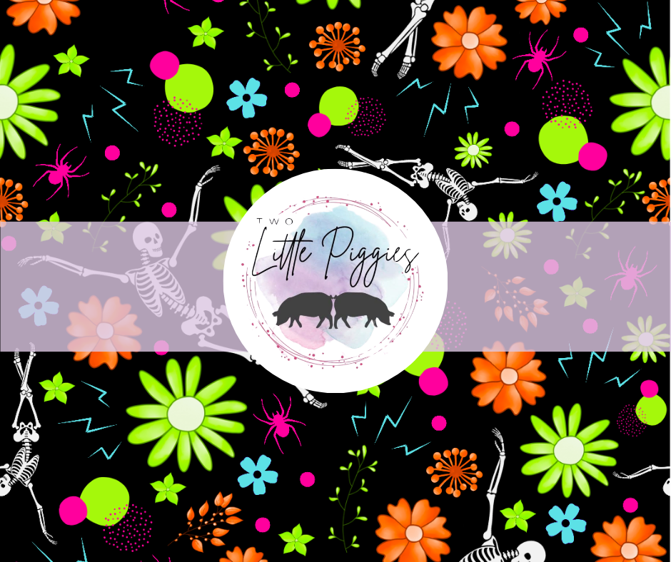 Printed Vinyl - Neon Skelli