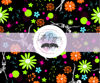 Printed Vinyl - Neon Skelli
