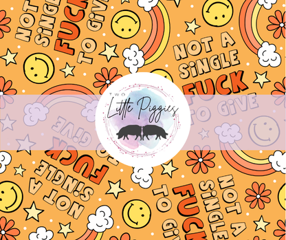 Printed Vinyl - Not a single F*ck