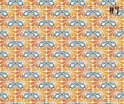 Printed Vinyl - Autumn Groovy Bloom