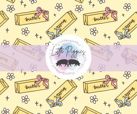 Printed Vinyl - Butter & Bows