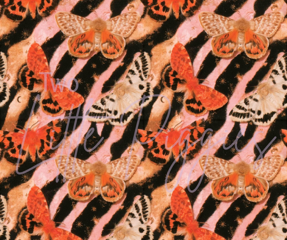 Printed Vinyl - Tiger Stripe Moth