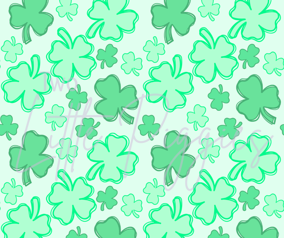 Printed Vinyl - St. Patrick's - Doodle