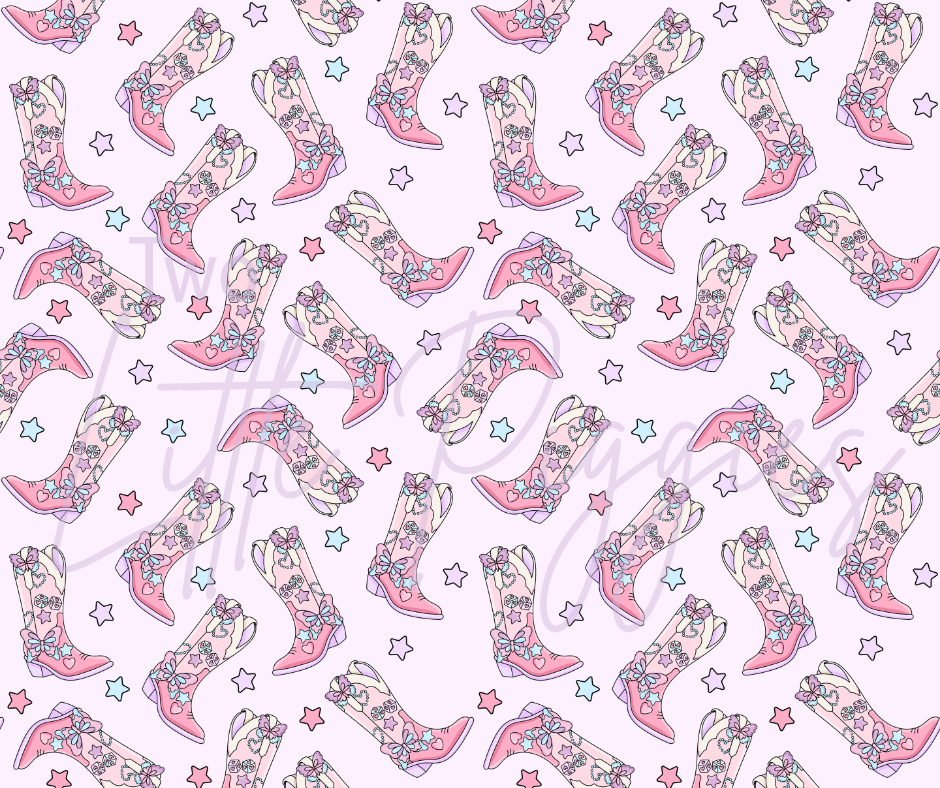Printed Vinyl - Lover Cowgirl Boot