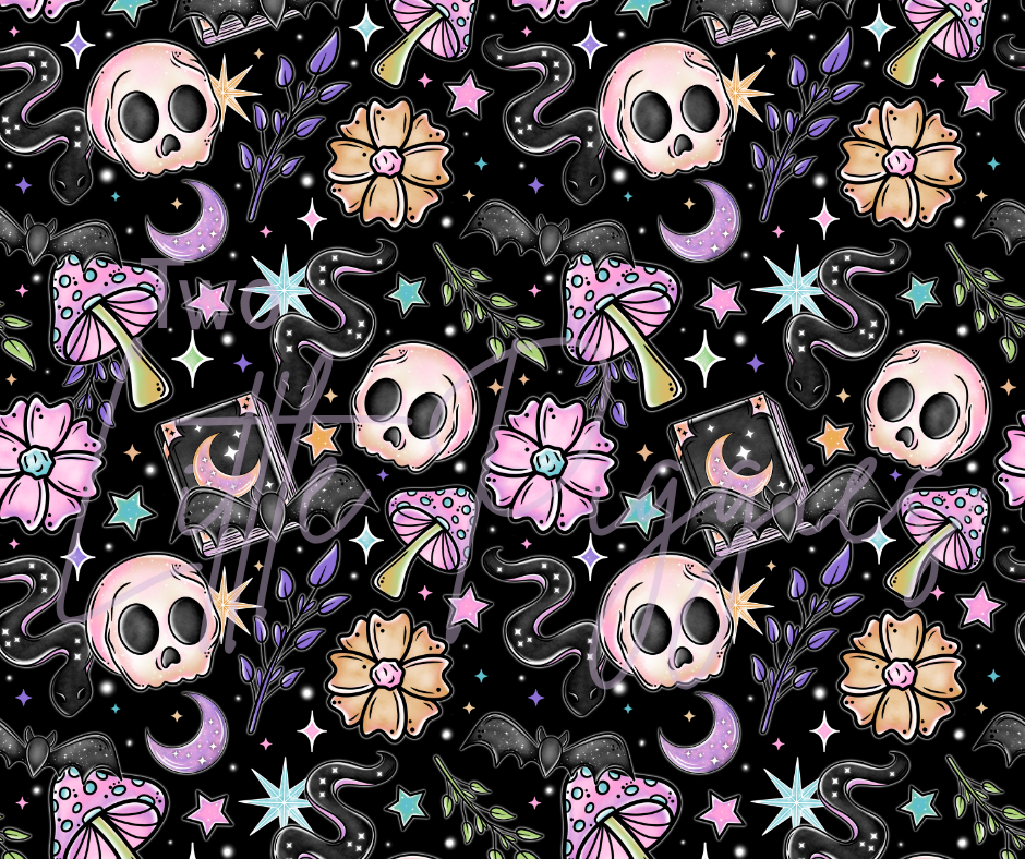 Printed Vinyl - Colorful Witch
