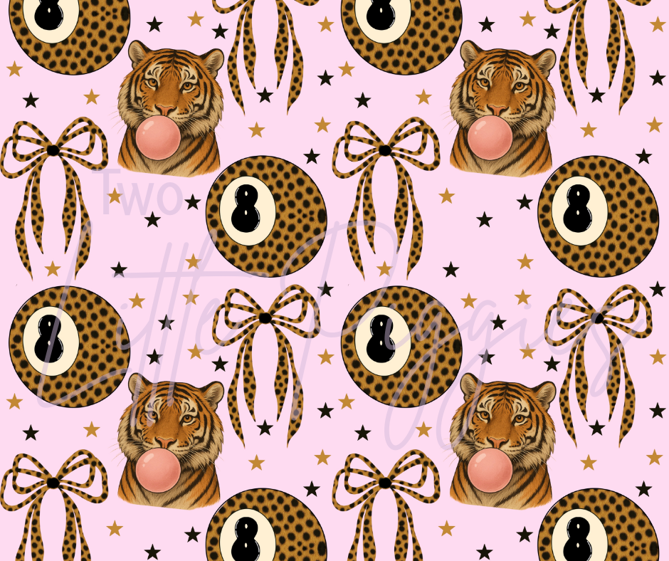 Printed Vinyl - Bubblegum Tiger