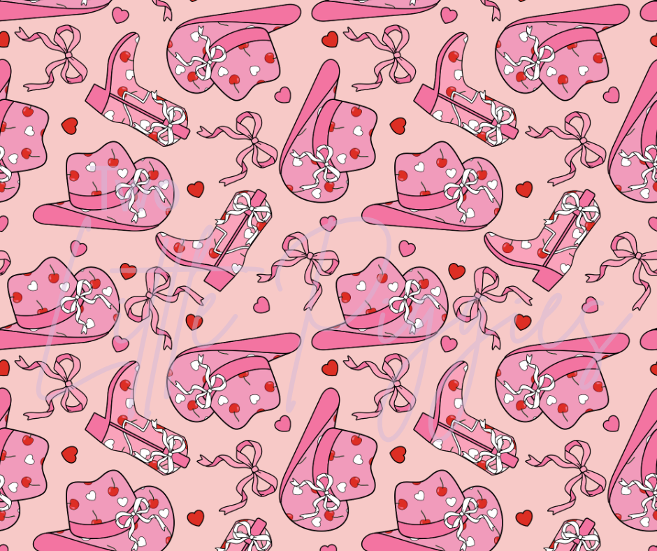 Printed Vinyl - Cherry Cowgirl