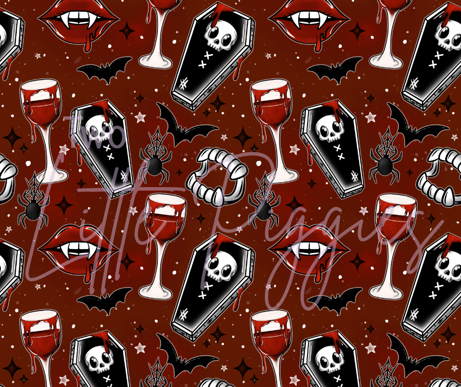 Printed Vinyl - Spooky Vampire