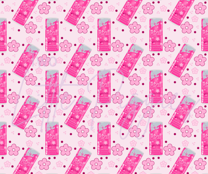 Printed Vinyl - Red Bull - Pink