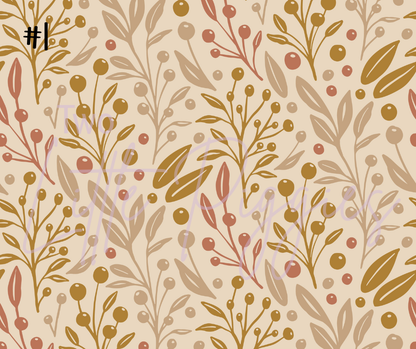 Printed Vinyl - Rustic Garden