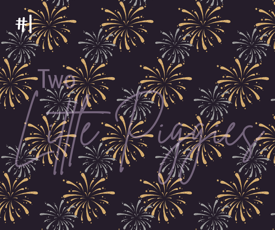Printed Vinyl - New Year  Champaign