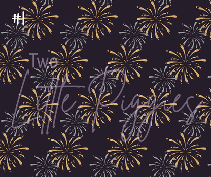 Printed Vinyl - New Year  Champaign