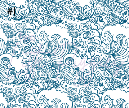 Printed Vinyl - Japanese Patterns