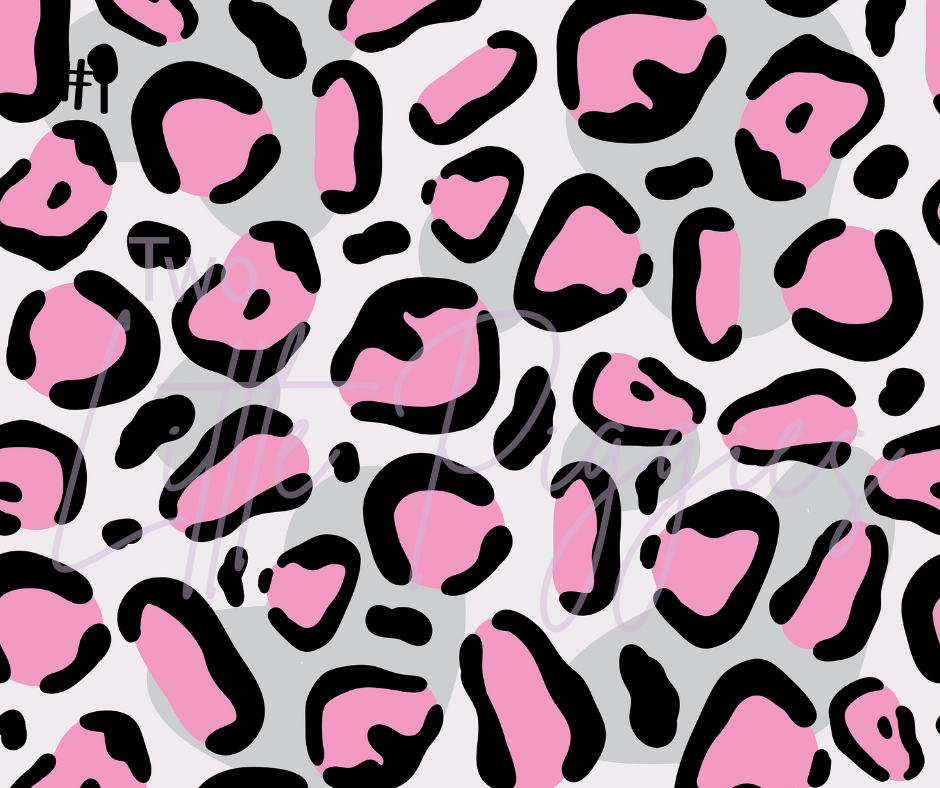 Printed Vinyl - Leopard Rainbow