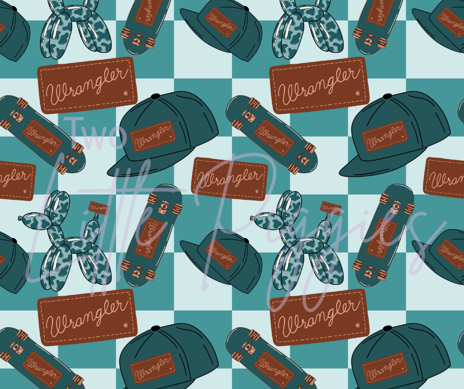 Printed Vinyl - Wranglers and Balloon Dogs