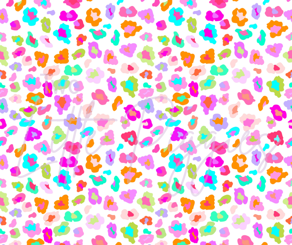 Printed Vinyl - Cutesey Leopard