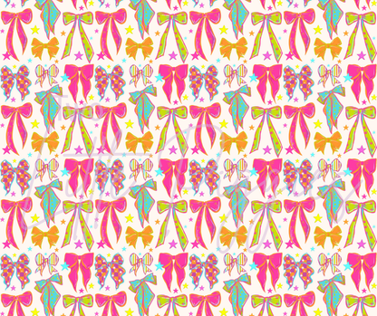 Printed Vinyl - Retro Bows
