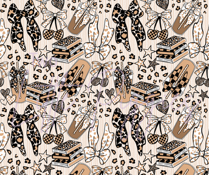 Printed Vinyl - Girly Leopard