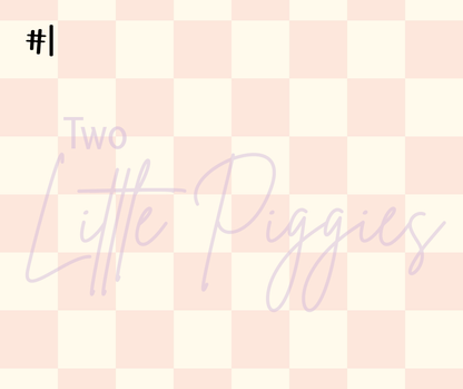 Printed Vinyl - Halloween Spooky Goose - Pink and Orange