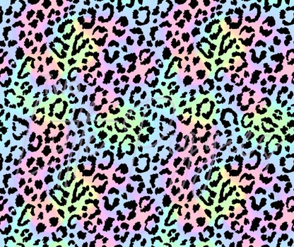 Printed Vinyl - Pastel Leopard