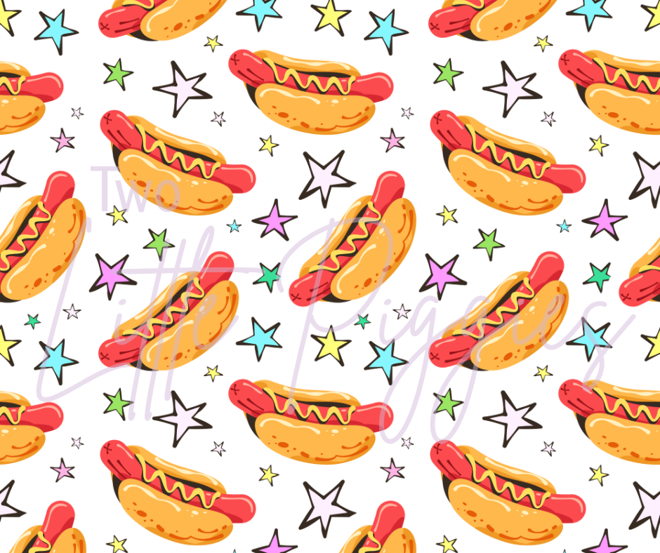 Printed Vinyl - Hotdogs