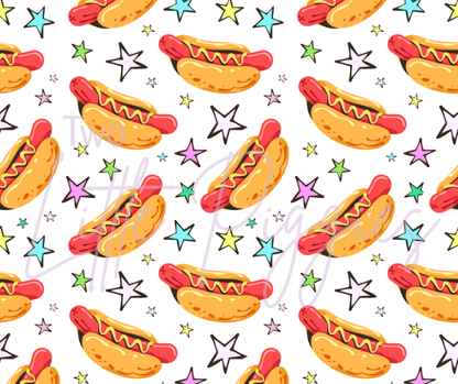 Printed Vinyl - Hotdogs