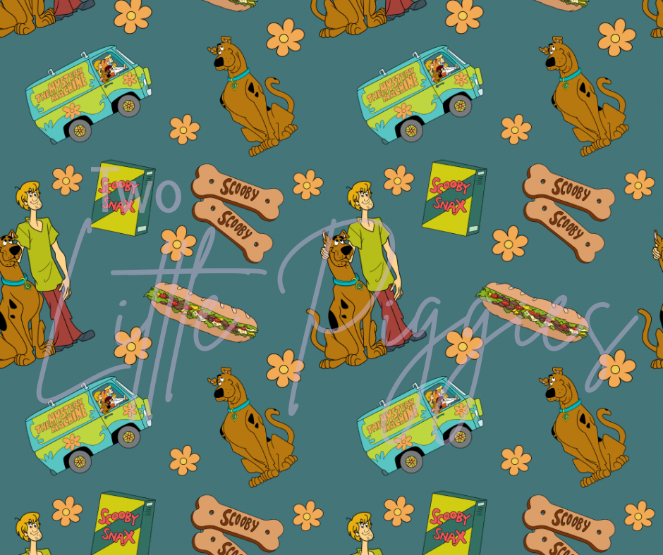 Printed Vinyl - 90's - Scooby-Do
