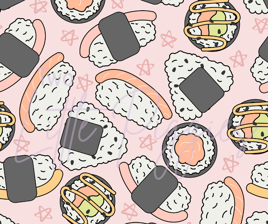 Printed Vinyl - Sushi Time