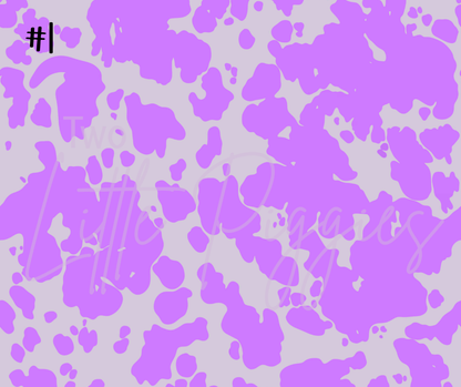 Printed Vinyl - Purple LV Patches
