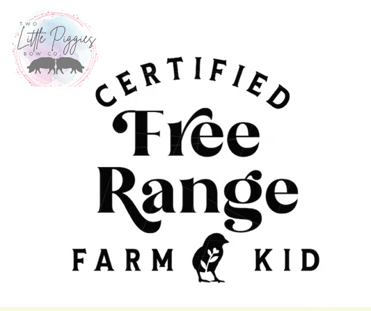 Certified Free Range Farm Kid