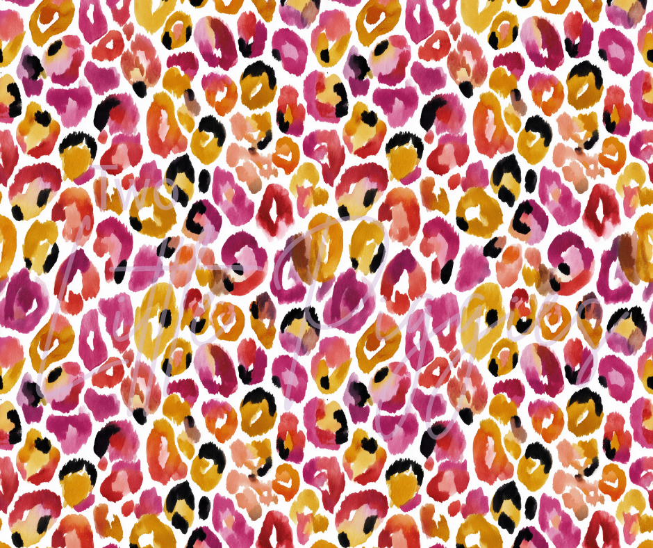 Printed Vinyl - Valentine - Leopard