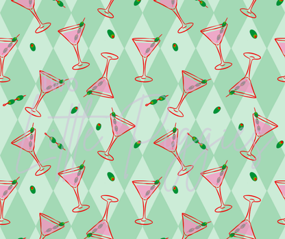 Printed Vinyl - Dirty Martini