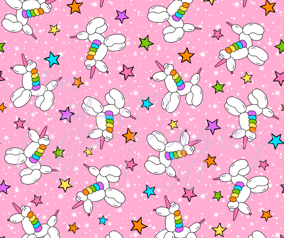 Printed Vinyl - Unicorn Balloon Dog