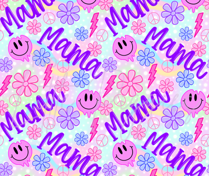 Printed Vinyl - Mama Smiley