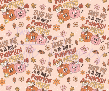 Printed Vinyl - To the Pumpkin Patch