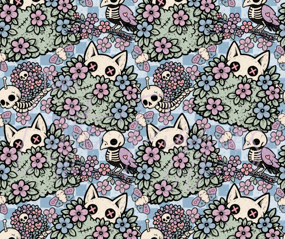 Printed Vinyl - Spooky Kitty