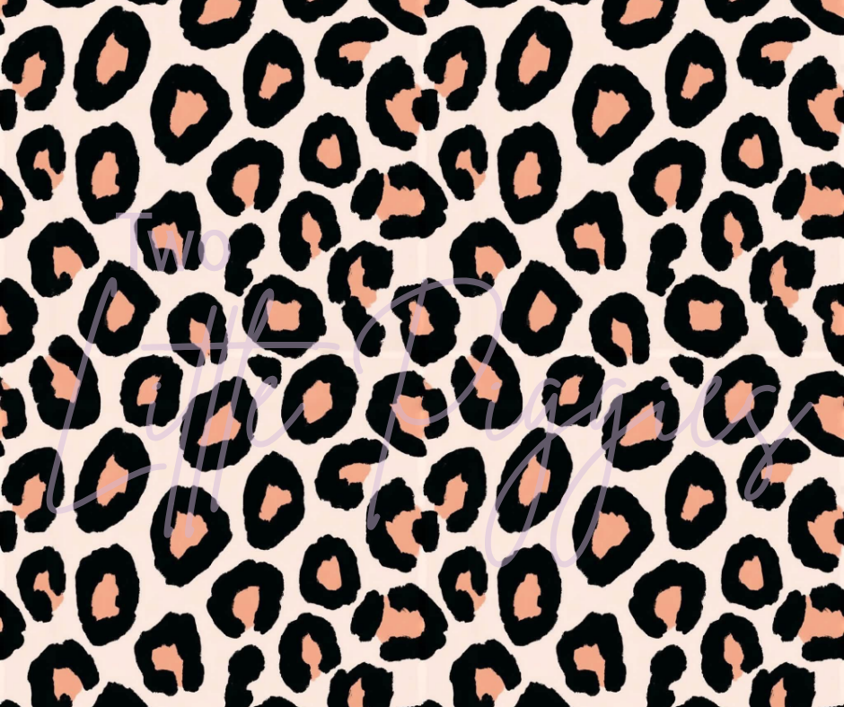 Printed Vinyl - Doodle Leopard