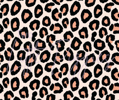 Printed Vinyl - Doodle Leopard
