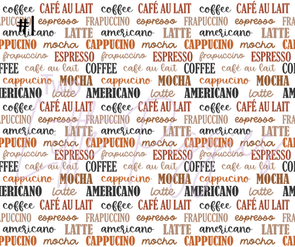 Printed Vinyl - But First Coffee