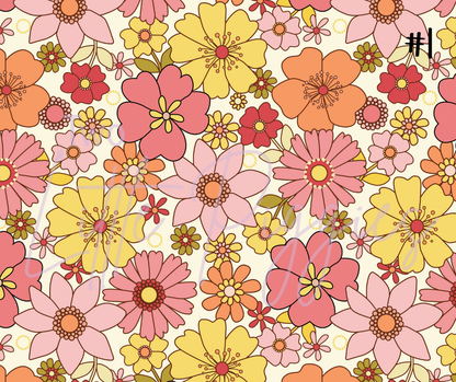 Printed Vinyl - 60s Retro