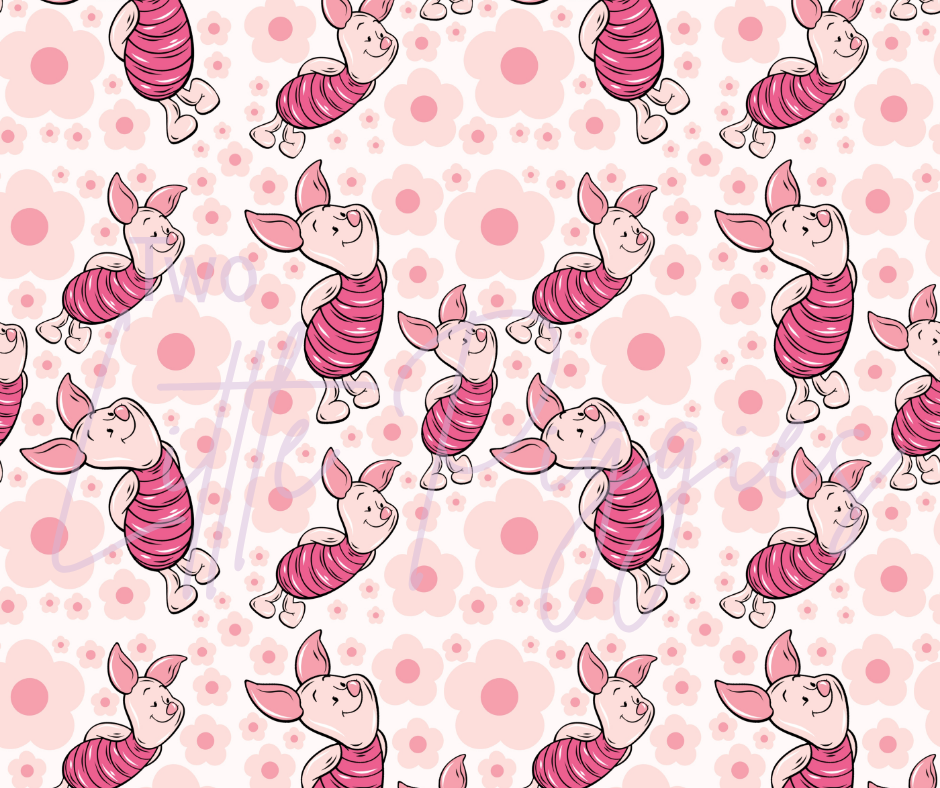 Printed Vinyl - Characters - Piglet