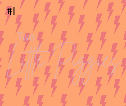 Printed Vinyl - Boho Orange and Pink