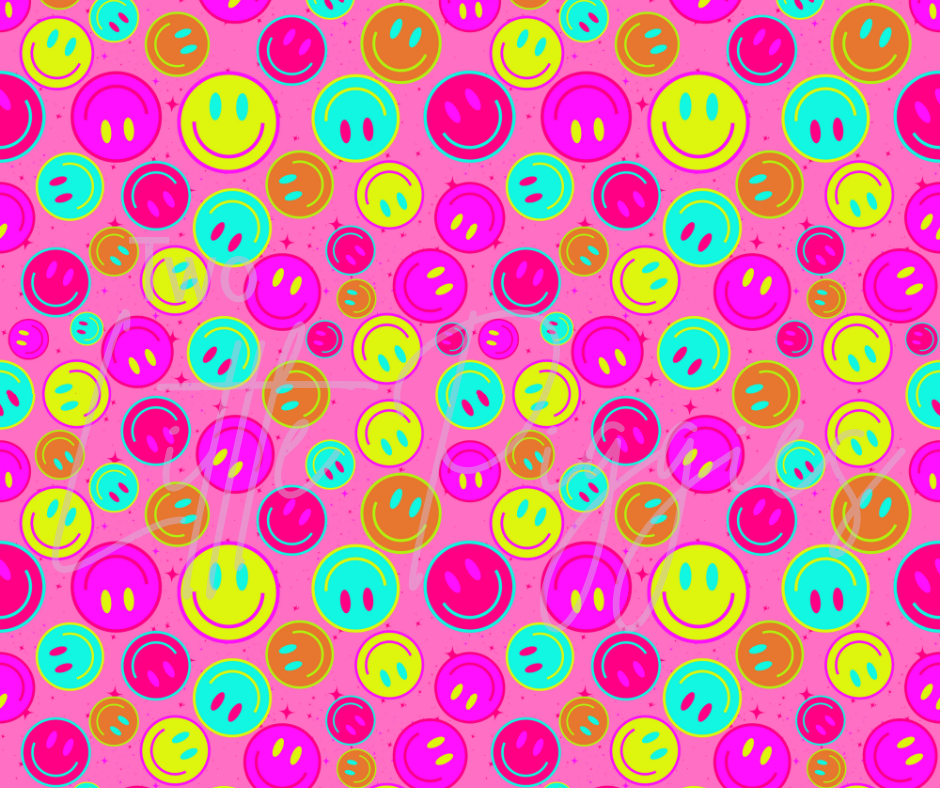 Printed Vinyl - Retro Smiley
