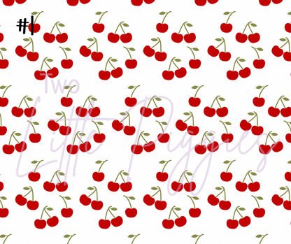 Printed Vinyl - 4th of July - Cherries