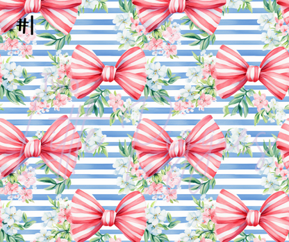 Printed Vinyl - Preppy Bows