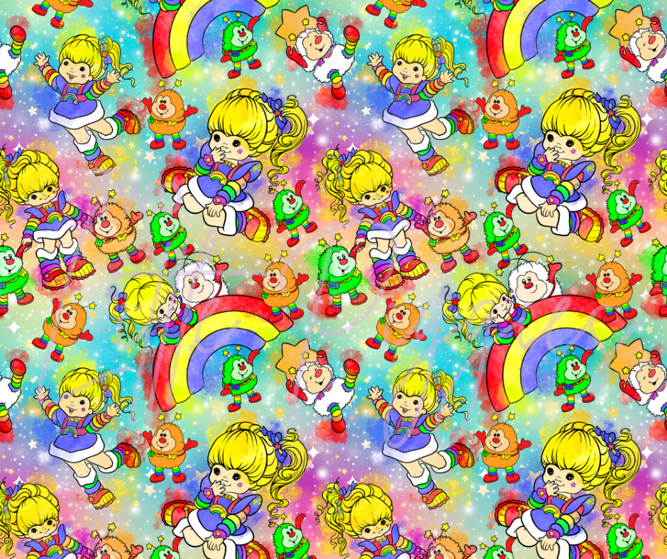 Printed Vinyl - 90's - Rainbow Brite
