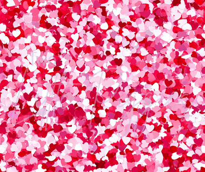 Printed Vinyl - Heart Confetti