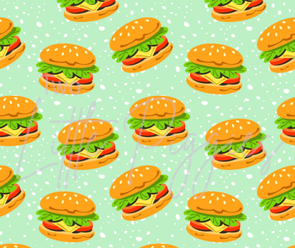 Printed Vinyl - Hamburgers