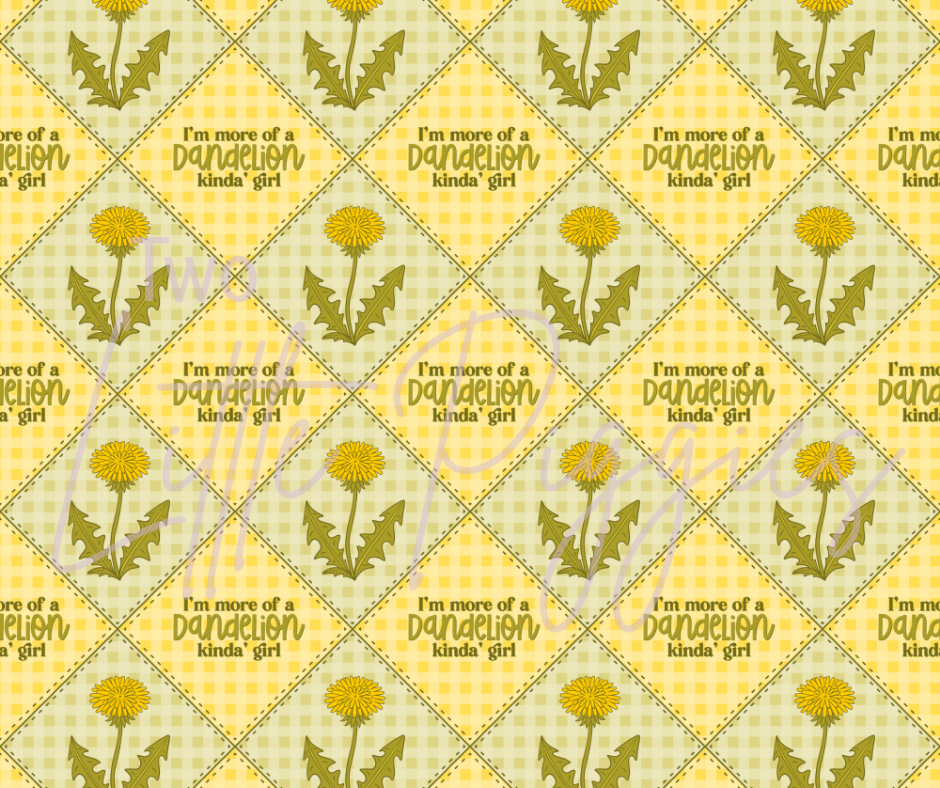 Printed Vinyl - Dandelion Girl